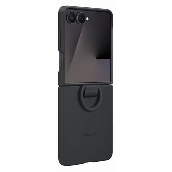 Θήκη Samsung Galaxy Z Flip7 - Samsung Ring Silicone Case - Black image 4