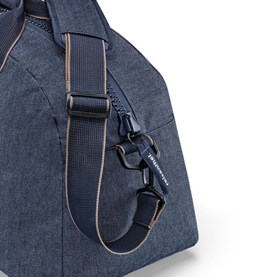 Τσάντα Ταξιδίου Reisenthel Overnighter Herringbone Dark Blue - 60x34x26cm image 1
