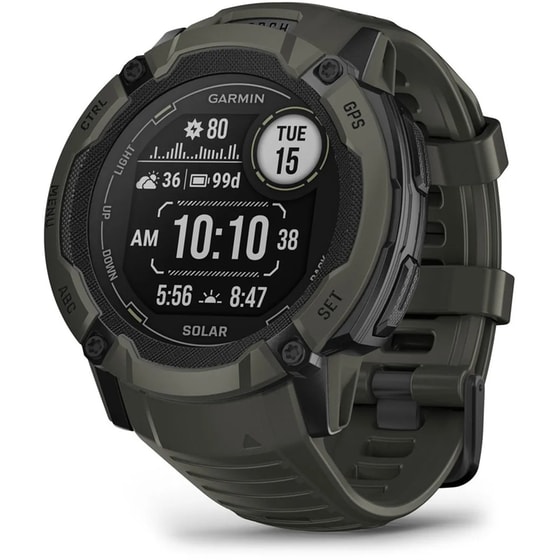 Smartwatch Garmin Instinct 2X Solar 50mm - Moss image 1