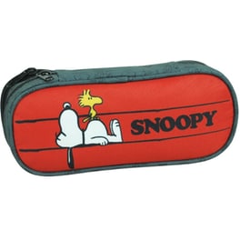 Κασετίνα Οβάλ Back me Up Peanuts Snoopy