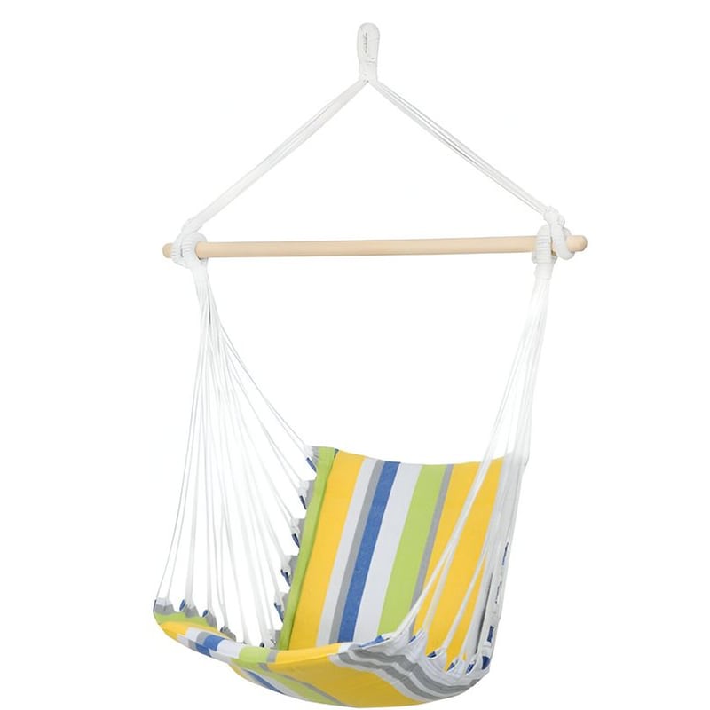 AMAZONAS Αιώρα Κάθισμα Κρεμαστή Amazonas Belize Kolibri από Ύφασμα/Ξύλο 104x56cm - Πολύχρωμη