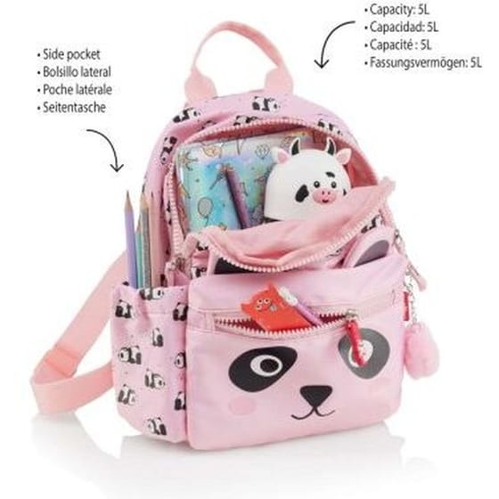 Τσάντα Πλάτης Προσχολική Miquelrius Panda image 2