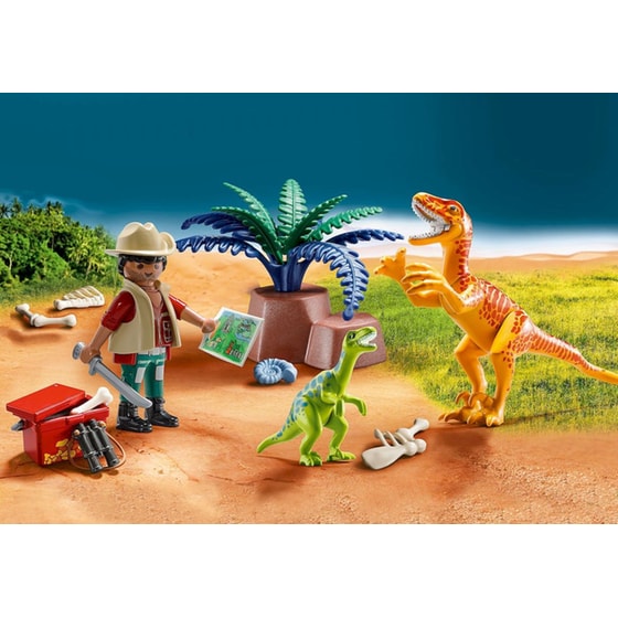 PLAYMOBIL® Dinos Maxi Βαλιτσάκι Εξερευνητής και Δεινόσαυροι (70108) image 2