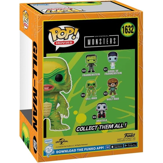 Funko Pop!Movies - Monsters - Gill-Man #1632 image 2
