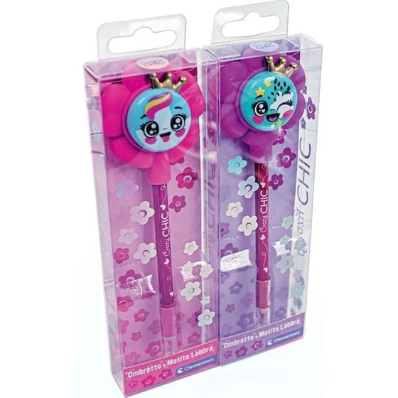 Clementoni Crazy Chic Παιδική Σκιά Ματιών & Μολύβι Lovely Flower 1 Τμχ - Τυχαία Επιλογή Σχεδίου image 1