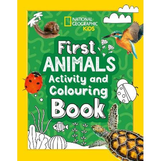 First Animals Activity and Colouring Book image 0