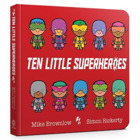 Ten Little Superheroes Board Book image 0