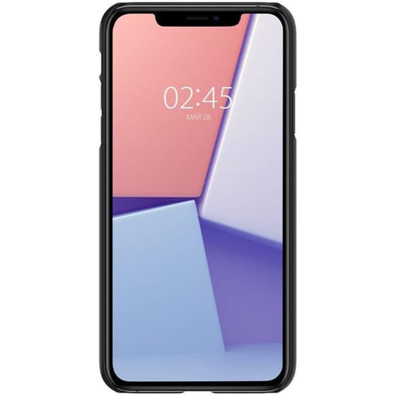 Θήκη Apple iPhone 11 - Spigen Thin Fit - Black image 1