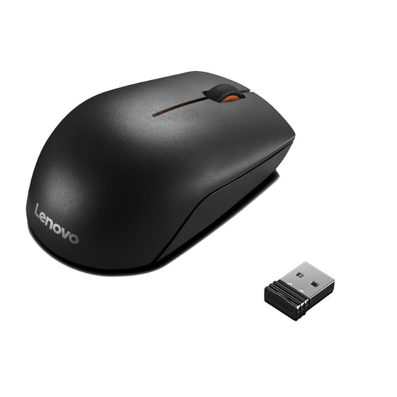 Lenovo 300 Wireless Compact Mouse Ασύρματο Mini Ποντίκι Μαύρο image 1