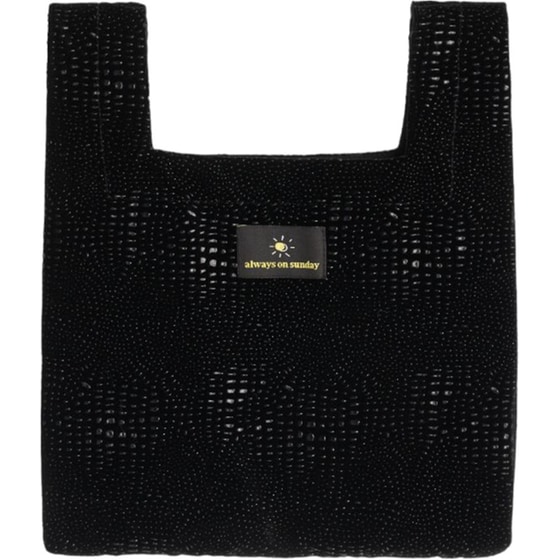 Γυναικεία Τσάντα Χειρός Always On Sunday Velvet Pixie Small - Black image 0
