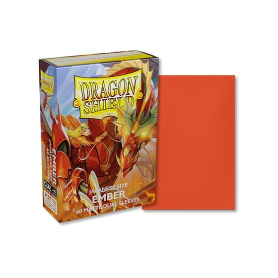 Dragon Shield Japanese Matte Dual Sleeves Ember 60 Τμχ image 1