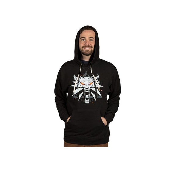 Φούτερ Jinx The Witcher Wolf - Premium Pullover Hoodie - Μαύρο L image 0