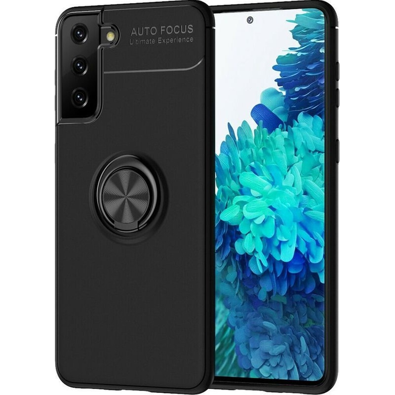 Θήκη Samsung Galaxy S21+ 5G - Ancus Autofocus Shock Proof με Ring Holder - Μαύρο