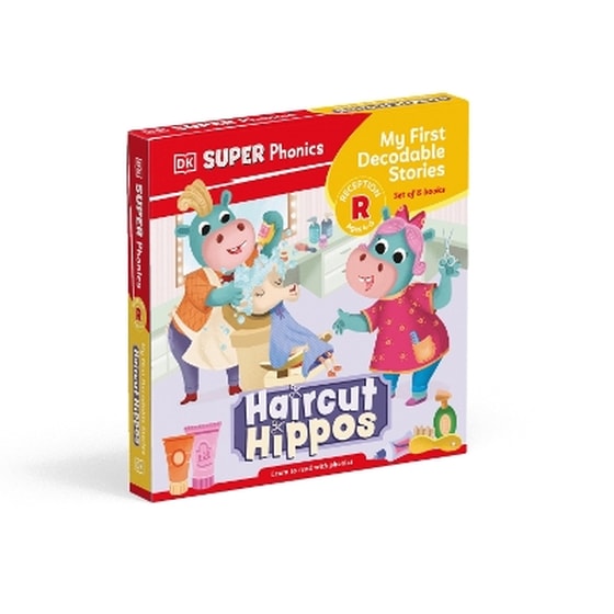 DK Super Phonics My First Decodable Stories Haircut Hippos image 0