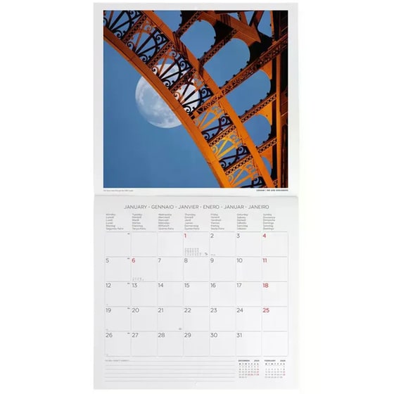 Ημερολόγιο Τοίχου Legami 2026 Paris 30x29cm image 1