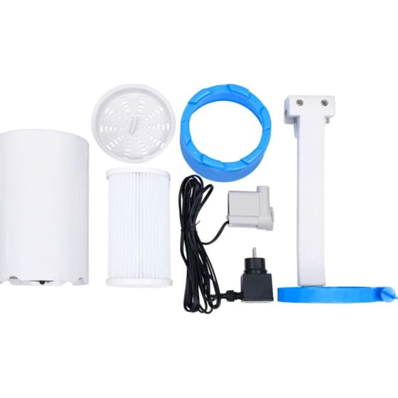 Οικογενειακή Πισίνα Εδάφους Vidaxl 7200 Lt - Λευκή image 4