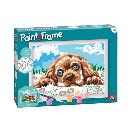 AS Company Paint & Frame Ζωγραφίζω Με Αριθμούς Loving Puppy image 10