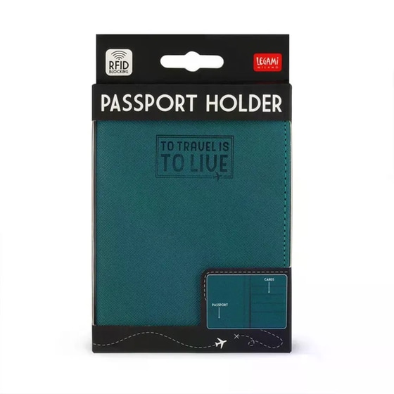 Θήκη&nbsp;Διαβατηρίου Legami&nbsp;Petrol&nbsp;Blue image 2