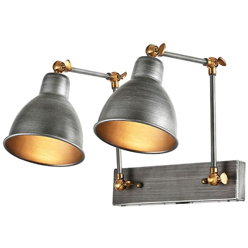 Σποτ Δίφωτο Aca Thalassa Eg168872wb Μεταλλικό - Ασημί