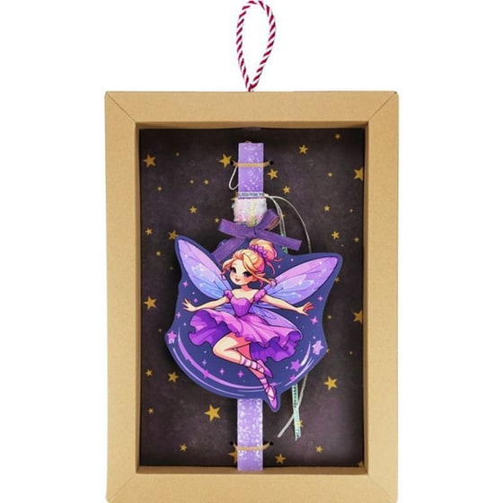 Λαμπάδα Synchronia Νεράιδα Purple image 0