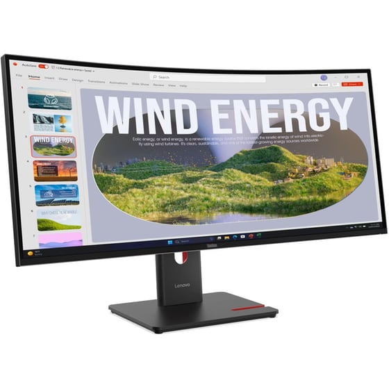 Lenovo ThinkVision T34WD-40 34" Quad HD VA 120Hz 6ms image 1