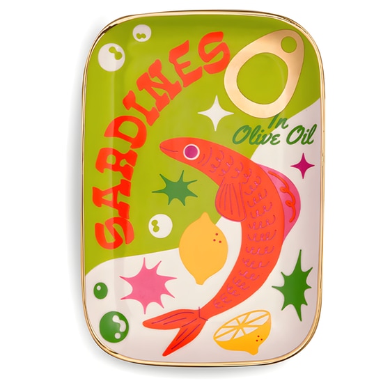 Διακοσμητικός Δίσκος Ban.do ''Sardines'' 16.5x11.5 cm - Πολύχρωμο image 0
