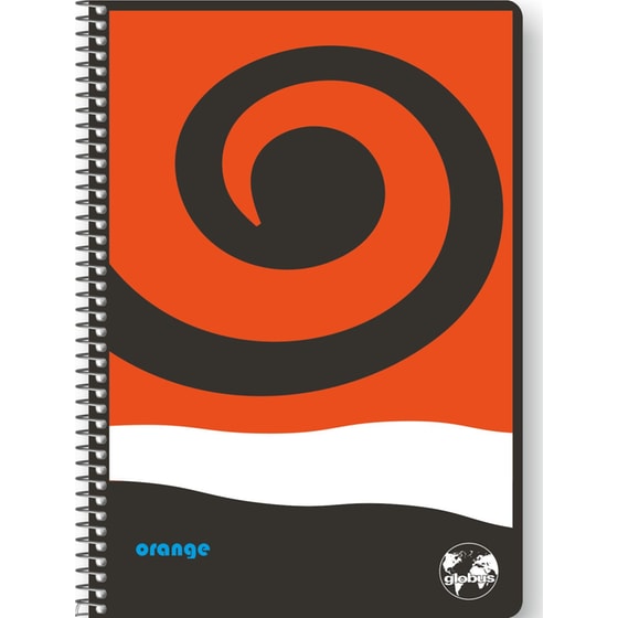 Τετράδιο Σπιράλ Globus Orange 17x25 30 Φύλλων (1 Τεμάχιο) image 1