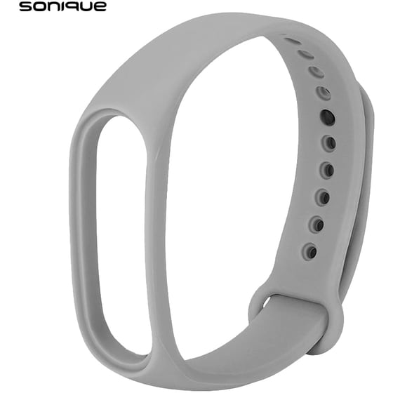 Λουράκι Sonique Color για Xiaomi Mi Band 3/Mi Smart Band 4 - Γκρί image 0