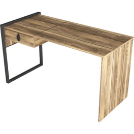 Γραφείο Μελέτης 24Mall Firma από Μοριοσανίδα 124x60x75.8 cm - Καφέ