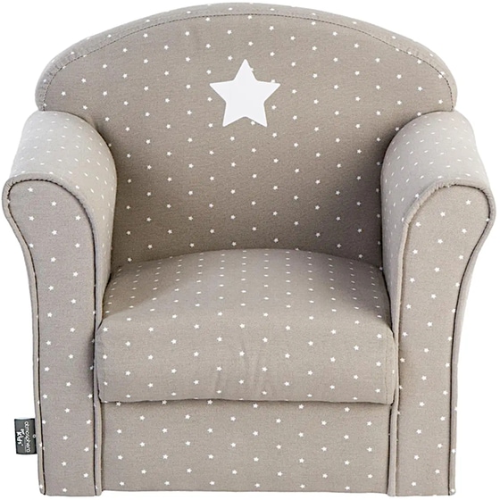 Παιδική Πολυθρόνα Atmosphera Taupe 126918b 49x35,2x44 cm - Γκρι image 0