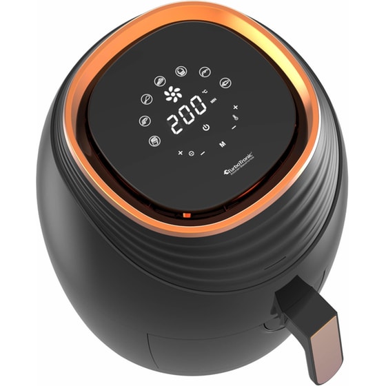 TURBOTRONIC TT-AF11D με Αποσπώμενο Κάδο 1200 W 3.5 L Μαύρο Φριτέζα Αέρος image 1
