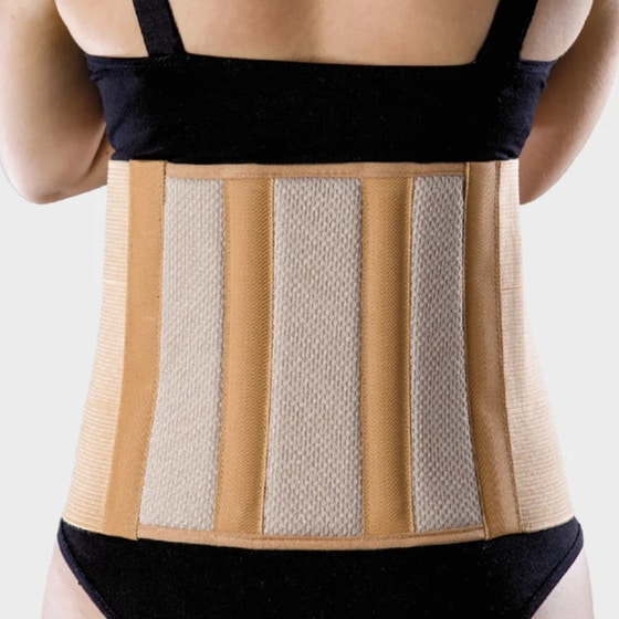 Ζώνη Μέσης Anatomichelp Air Mesh 21cm 0123 Μετεγχειρητική Large - Μπεζ image 1