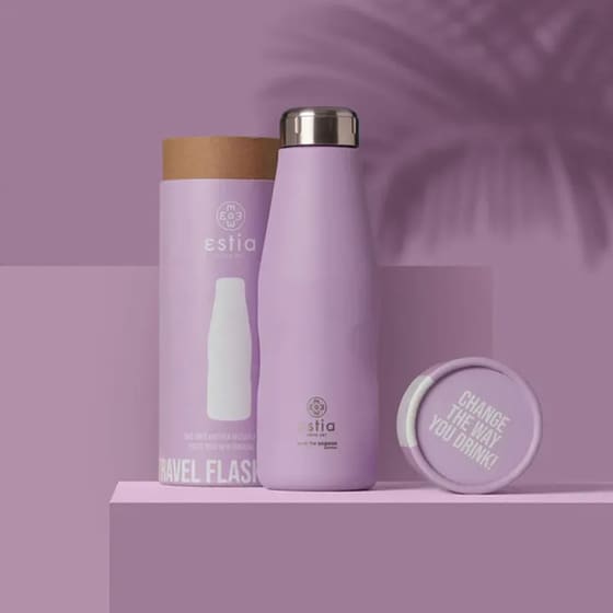 Θερμός Estia Home Art Save The Aegean Lavender Purple 500 ml image 6