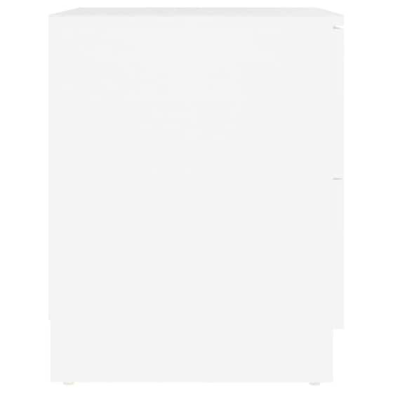 Κομοδίνο Vidaxl Από Μοριοσανίδα 2τμχ 40x40x50 cm - Λευκό image 4