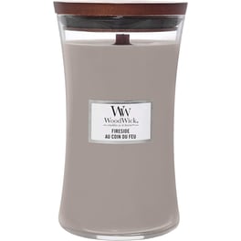 Κερί Woodwick Fireside 10.2x10.2cm - Γκρι