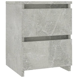 Κομοδίνο Vidaxl Από Μοριοσανίδα 30x30x40 cm - Γκρι Σκυροδέματος