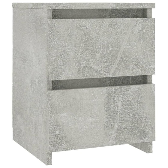 Κομοδίνο Vidaxl Από Μοριοσανίδα 30x30x40 cm - Γκρι Σκυροδέματος image 0