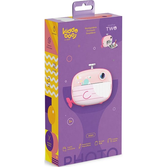 Instant Camera Kiddoboo KBP82PNK FotoFun 2 Whale - Ροζ image 3