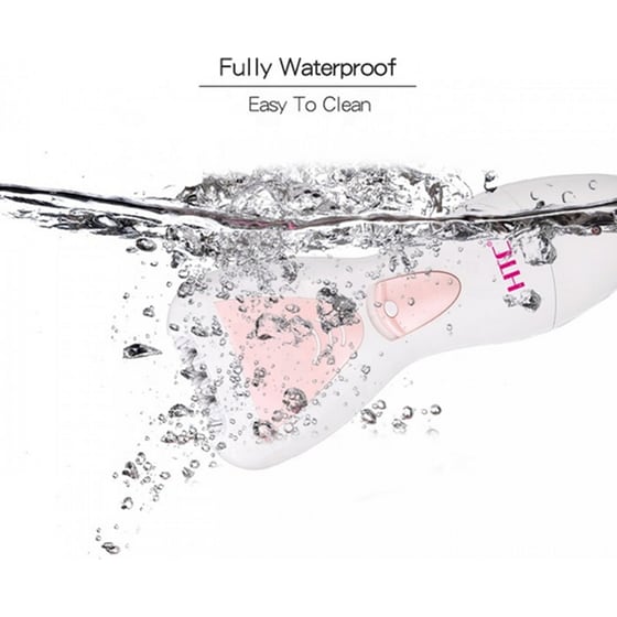 Αποτριχωτική Μηχανή Σώματος/Μπικίνι HTC HL-026 WET & DRY Ροζ image 3