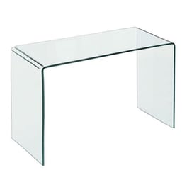 Γραφείο Μελέτης Woodwell από Γυαλί 120x60cm - Διάφανο
