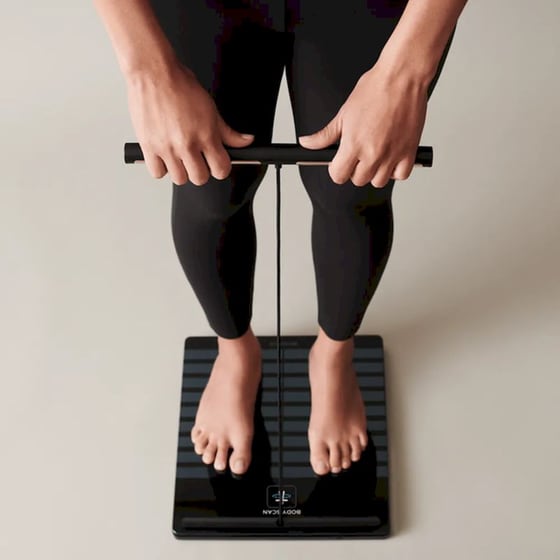 Ψηφιακή Ζυγαριά Smart Withings Body Scan με Λιπομετρητή, Ηλεκτροκαρδιογράφημα, Ανίχνευση Περιφερικής Νευροπάθειας Wi-Fi & Bluetooth Μαύρη image 1