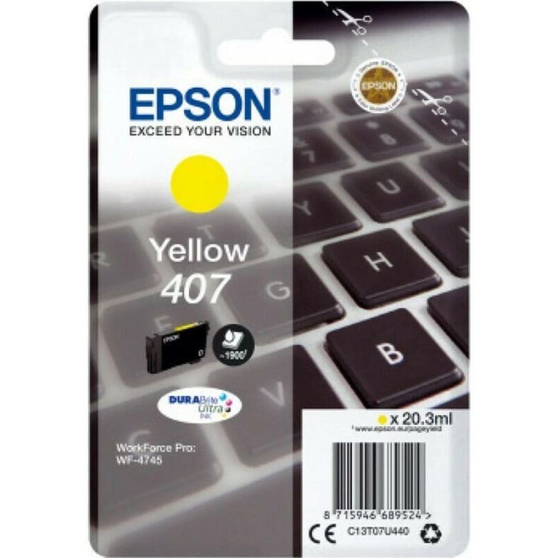 Epson C13T07U440 Κίτρινο Μελάνι Εκτυπωτή EPSON
