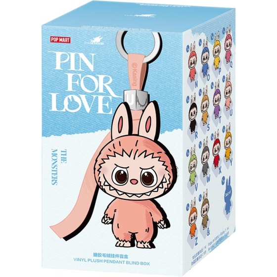 Λούτρινο Μπρελόκ Pop Mart The Monsters Pin For Love Series Blind Box (N-Z) image 0
