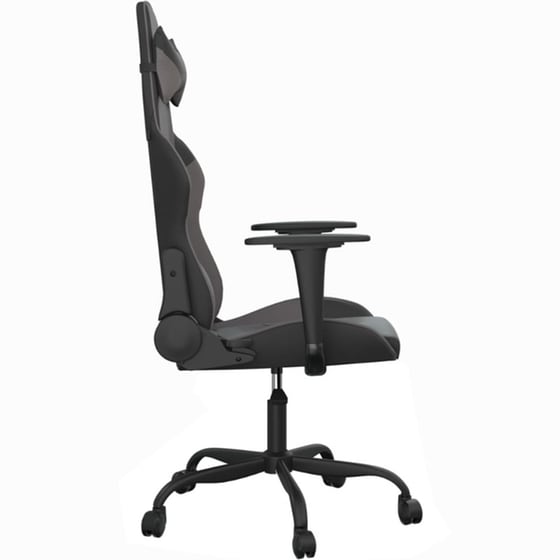 Καρέκλα Gaming VIDAXL 3143645 με Ρυθμιζόμενα Μπράτσα από Τεχνητό Δέρμα - Μαύρο image 2