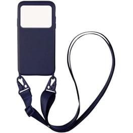 Θήκη Xiaomi Poco X4 Pro 5G - My Colors Carryhang Liquid Silicone Strap - Μπλε Σκούρο