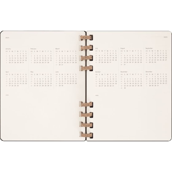 Ημερολόγιο Life Planner Moleskine 2025 12M Xlarge Hard Black image 5