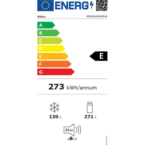 MIDEA MDRB548MME46 Total No Frost 401 Lt Inox Ψυγειοκαταψύκτης image 14