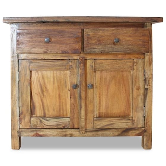 Μπουφές Vidaxl Ψηλός 75x30x65 cm Από Μασίφ Ανακυκλωμένο Ξύλο - Καφέ image 5