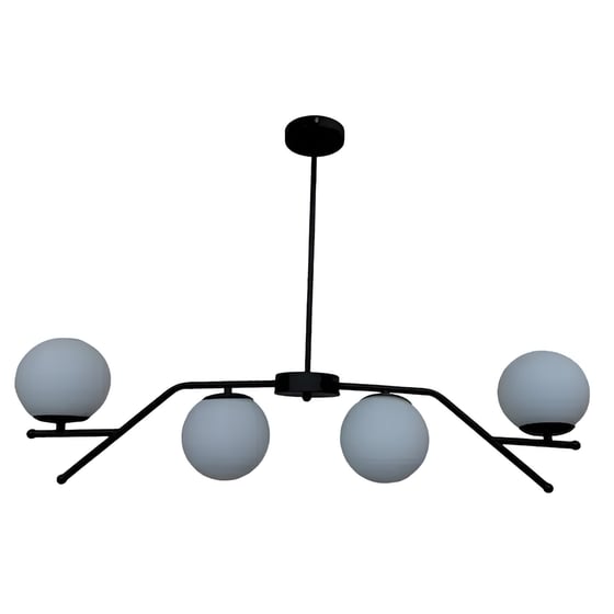 Κρεμαστό Φωτιστικό Οροφής Serenity 1 Μεταλλικό - Μαύρο image 0