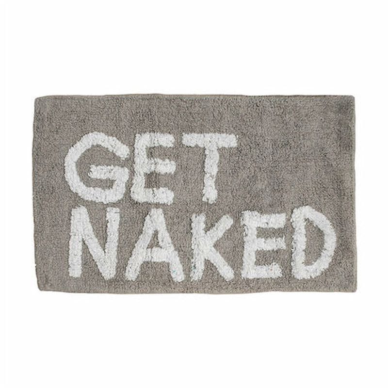 Πατάκι Μπάνιου Estia Get Naked 02-4309 Ορθογώνιο Βαμβακερό 50×80 cm – Γκρι